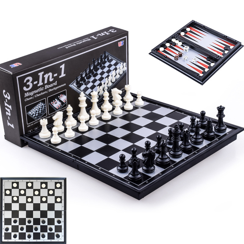 Board Game Vantage - Scacchi magnetici pieghevoli 25 cm Dama