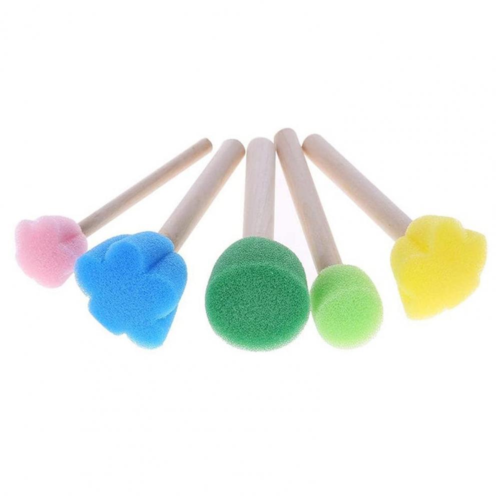 Miniature Painting Set - 5 pz/set pittura artistica spugna timbro