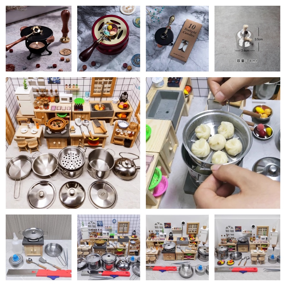 Miniature Painting Set - Casa delle bambole Cucina in miniatura