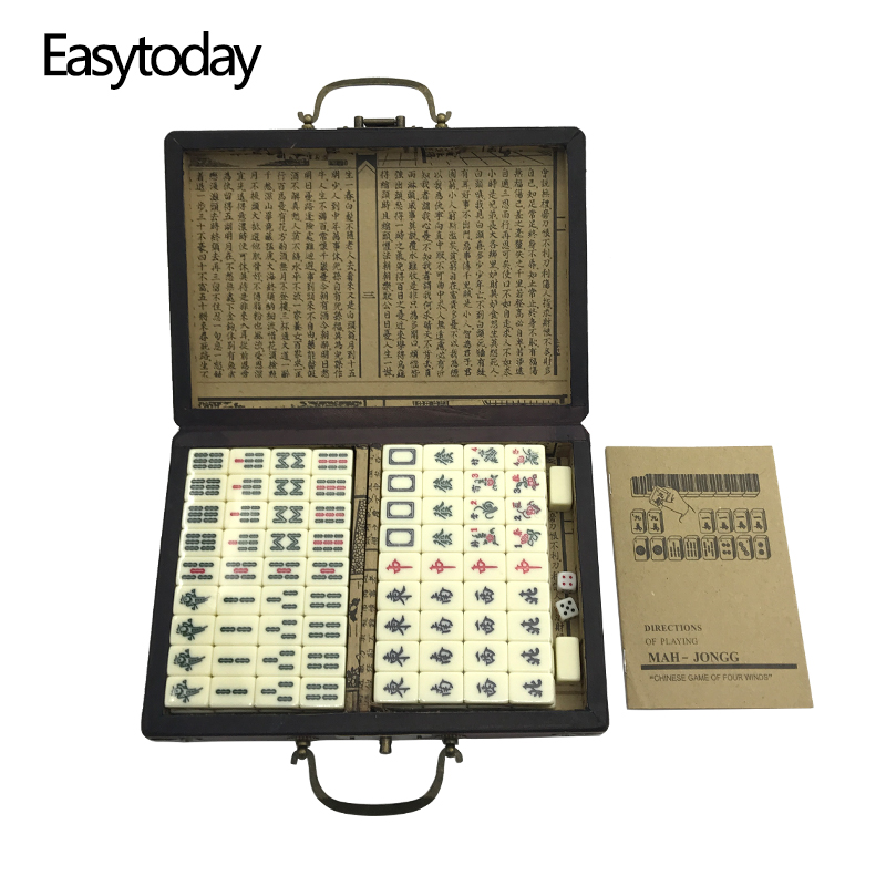 Mini Gioco di Mahjong Cinese A - Board Game Instruction recensione e prezzo