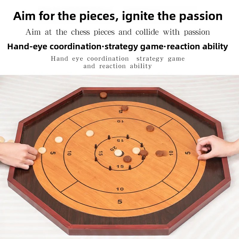 Tavola da Crokinole in Legno M - Board Game Vantage recensione e prezzo