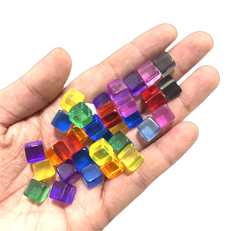 100 pz/set 8mm Trasparente Cub - Board Game Economy recensione e prezzo