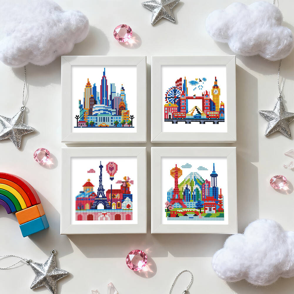 Disney 16 pezzi MINI ricamo ca - Miniature Painting Set recensione e prezzo